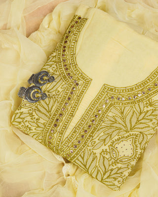 Amaara Cotton Unstitched Three Piece Suit