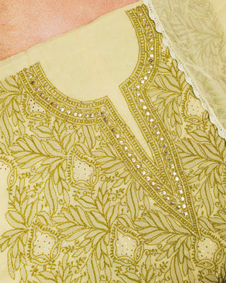 Amaara Cotton Unstitched Three Piece Suit