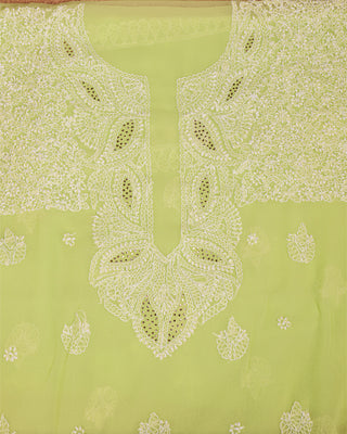 Naila Georgette Suit Set with Mukaish Work