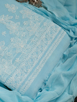 Nihlah Cotton Unstitched Three Piece Suit