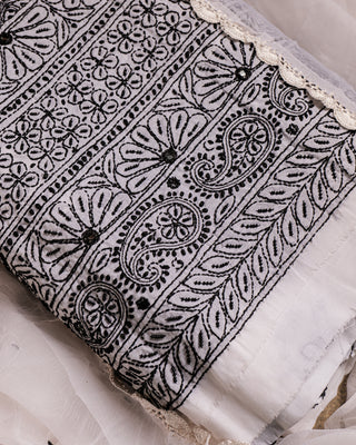 Zeena Cotton Unstitched Three Piece Suit