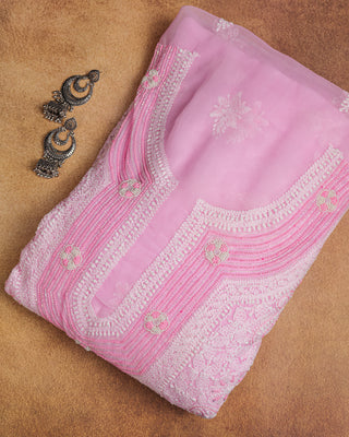 Zuhur Georgette Unstitched Three Piece Suit
