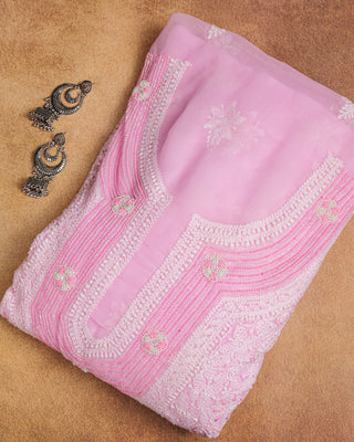 Zuhur Georgette Unstitched Three Piece Suit