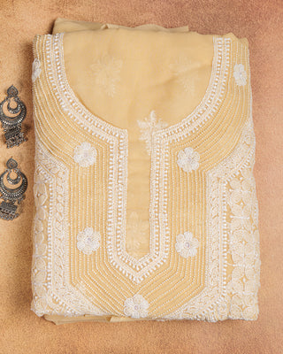 Zuhur Georgette Unstitched Three Piece Suit