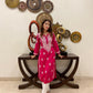 Meerab Chikankari Modal Straight Kurti - 5 Taar Lucknavi Mota Work Embroidery