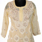 Gauhar Georgette Gota Patti Kurti