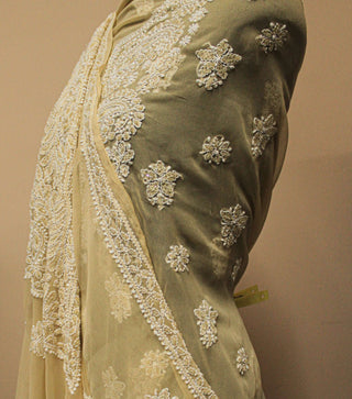 Arwa Unstitched Chikankari Three Piece Suit