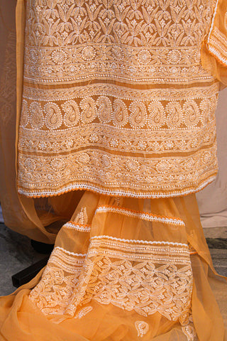 Nida Georgette Three Piece Suit Set