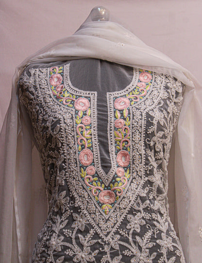 Noor Georgette Three Piece Suit Set