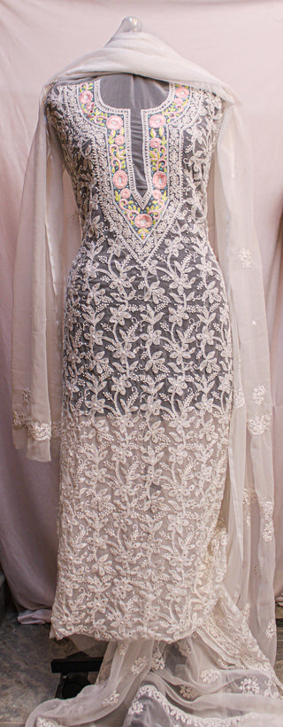 Noor Georgette Three Piece Suit Set
