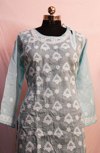 Hifsa Long Cotton Kurti