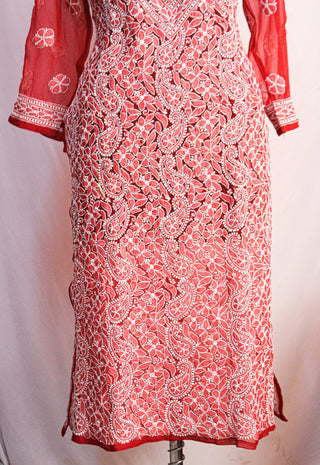 Nida Straight Georgette Kurti