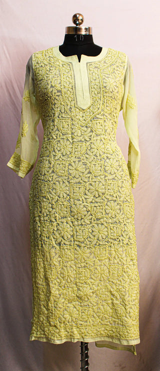 Maryam Straight Georgette Kurti