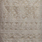Cotton three pc suit set with all over  fine embroidery and  keel work