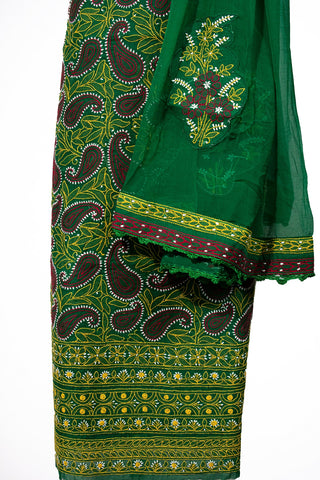 Inbihaaj Unstitched Cotton Kurti and dupatta set