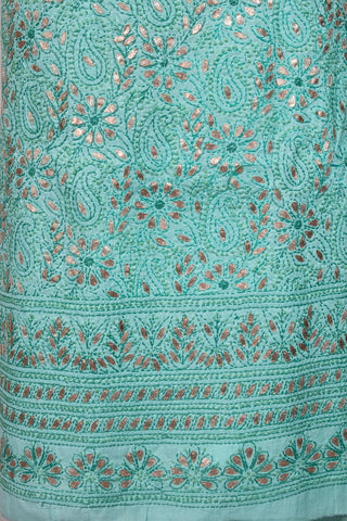 Veeya Unstitched Cotton Kurti With Gota Patti