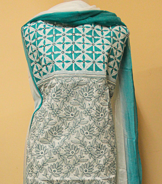 Zahra Cotton Unstitched Three Piece Suit Set