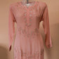 Ayyan Long Viscose kurti with Gota Patti