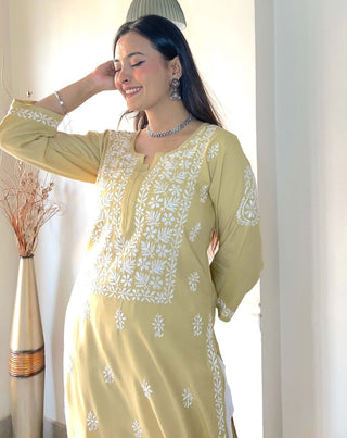 Falak Rayon Cotton Kurta