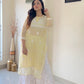 Zinat Georgette Gota Patti Kurti