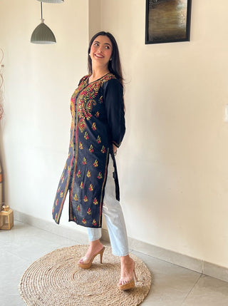 Naabiha Straight Cotton Kurta