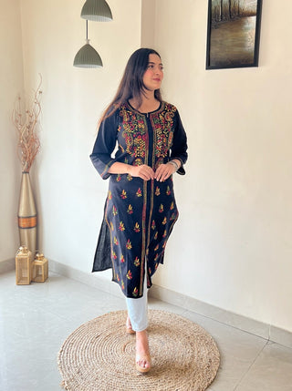 Naabiha Straight Cotton Kurta