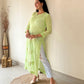 Ayyan Long Viscose kurti with Gota Patti