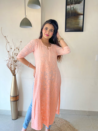 Ramsha Straight Viscose Kurti