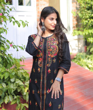 Naabiha Straight Cotton Kurta