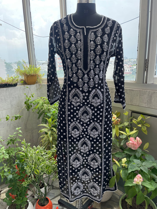 Shiza Straight Georgette Kurti