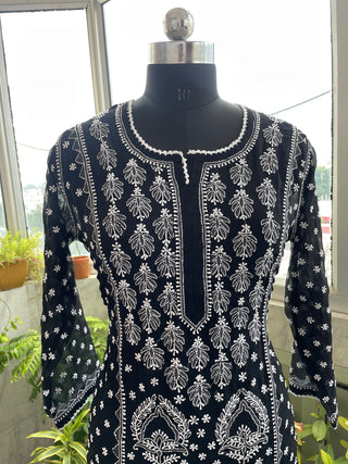 Shiza Straight Georgette Kurti