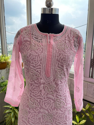 Maham Straight Georgette Kurti