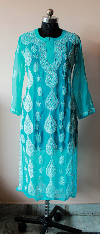 Eshal Straight Georgette kurti
