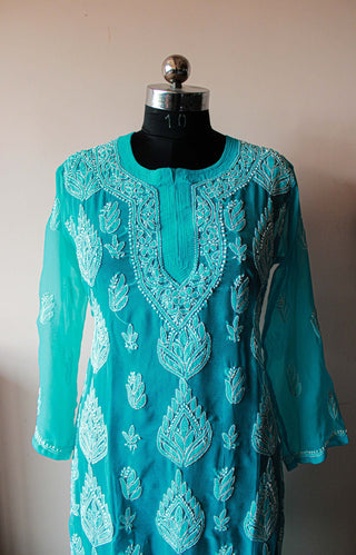 Eshal Straight Georgette kurti
