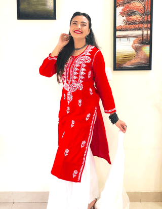 Aakifah Rayon Straight Kurta