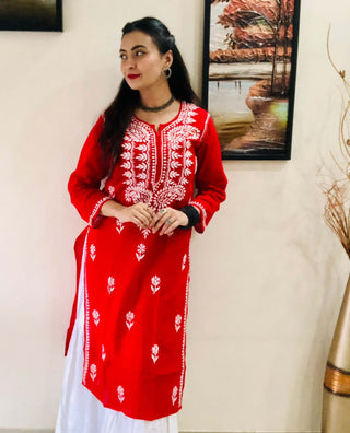 Aakifah Rayon Straight Kurta