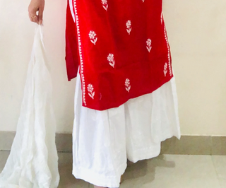 Mehnaz Cotton Flared Palazzo