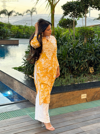 Urwah Mulmul Straight Kurta