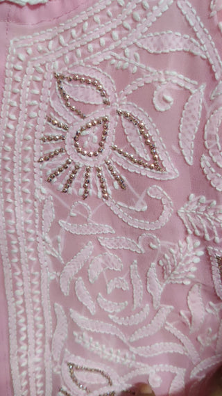 Maham Straight Georgette Kurti