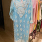 Sakiya Georgette Kurti With Slip